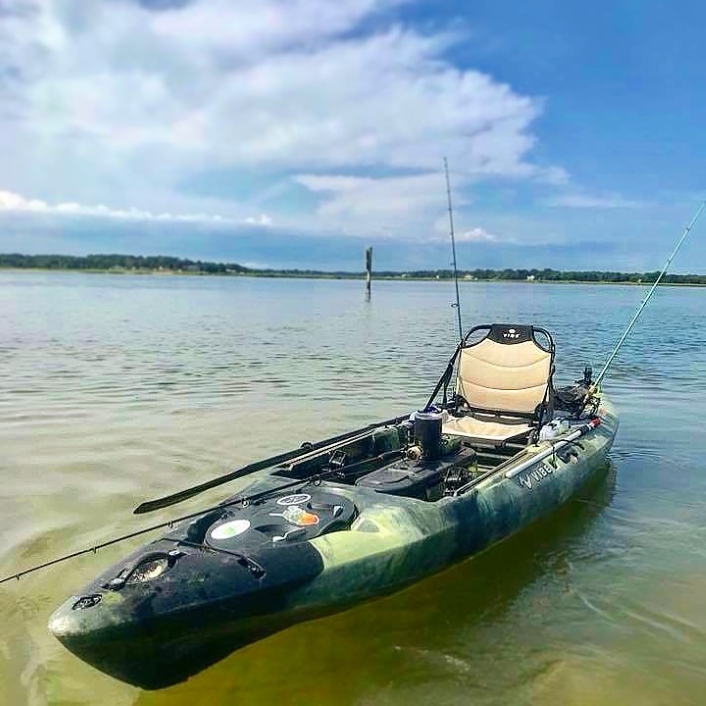 Vibe Sea Ghost 130, fishing on a bright sunny day